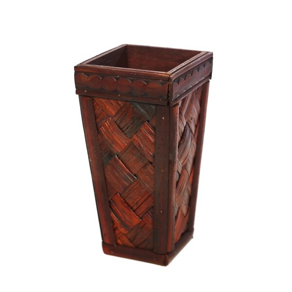 MACETERO BORDON CUADRADO MADERA 20CM - Imagen 1