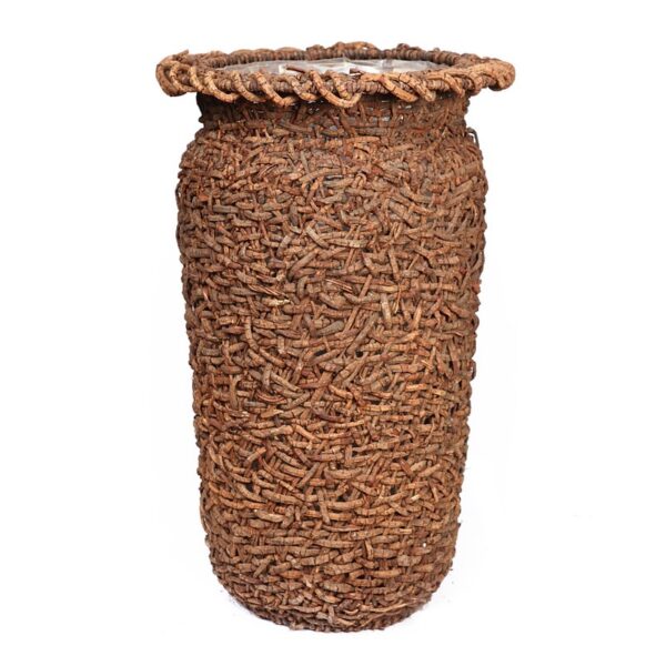 MACETERO DE RATTAN TRENZADO ALT 70 CM Ø 46 CM - Imagen 1
