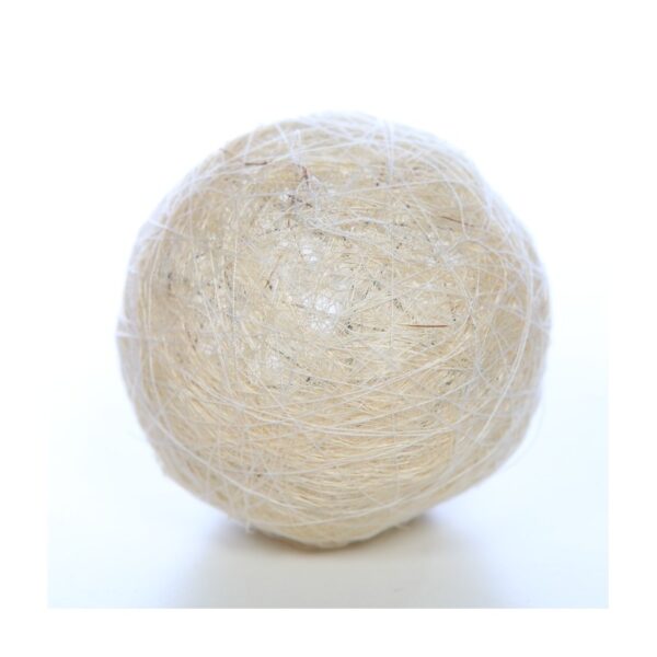 BOLA DECORATIVA DE SISAL 10CM - Imagen 1