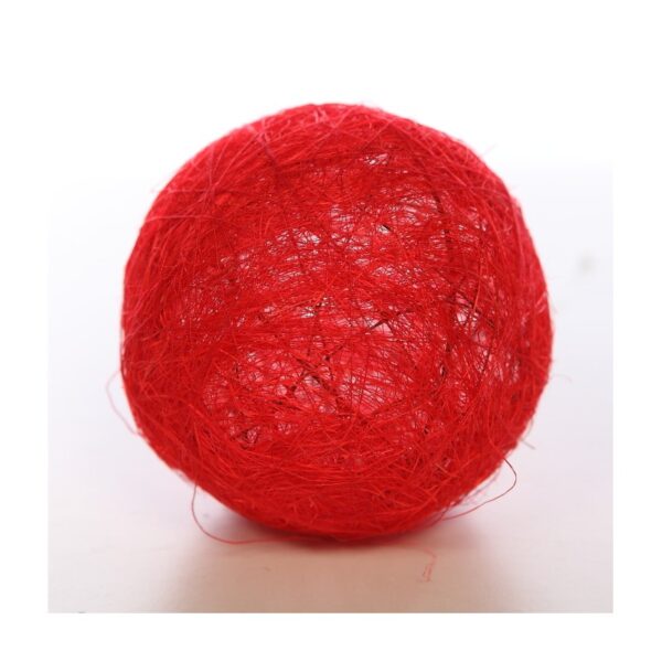 BOLA DECORATIVA DE SISAL 10CM - Imagen 3