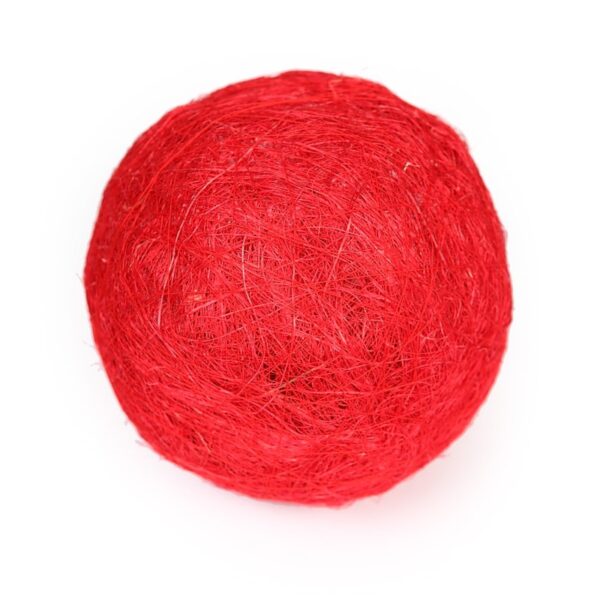 BOLA DECORATIVA DE SISAL 12,5CM - Imagen 3