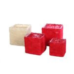 SISAL X 3 CUADRADO 17CM, 15CM  Y 13CM - Imagen 2