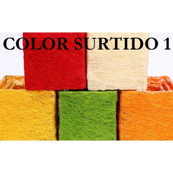 SISAL X 3 CUADRADO 17CM, 15CM  Y 13CM - Imagen 3