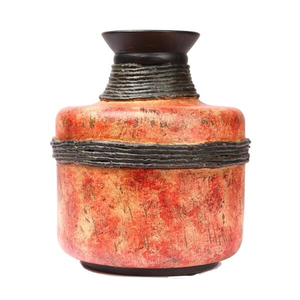 JARRON CERAMICA BAJO ALT 27CM Ø22CM - Imagen 1