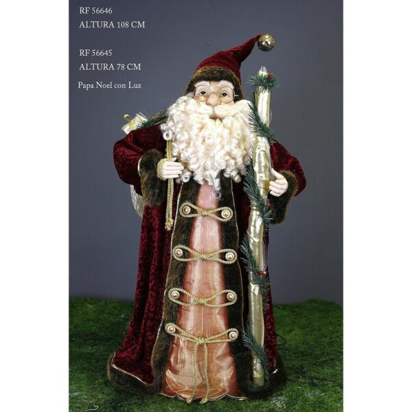 PAPA NOEL CON LUZ 108 CM - Imagen 1