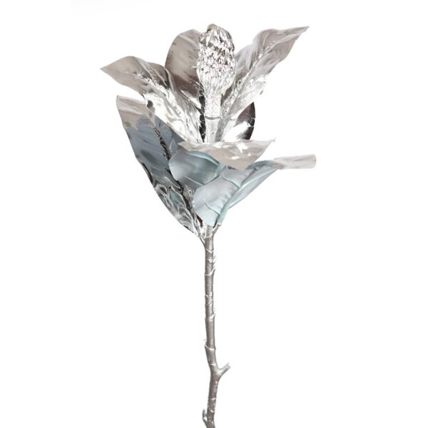 MAGNOLIA ARTIFICIAL PLATA 53CM - Imagen 1