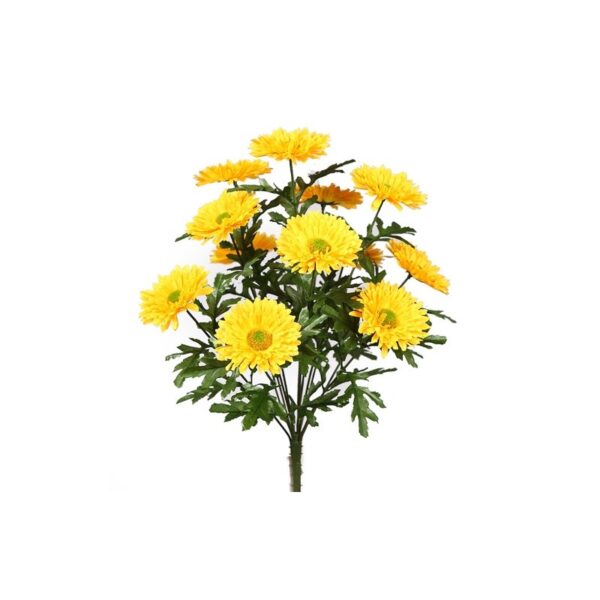 RAMO DE MARGARITAS X 12, ALT. 43CM - Imagen 1