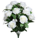 RAMO ROSAS ARTIFICIALES 43CM