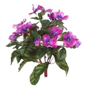 PLANTA IMPATIENS ARTIFICIAL X 9, ALT. 30CM