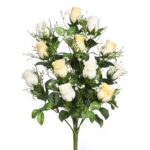 RAMO DE UNA CARA DE CAPULLOS ARTIFICIAL 50CM