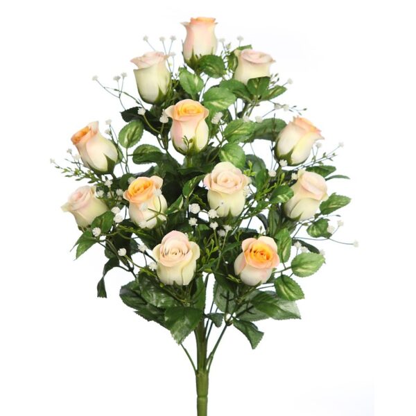 RAMO DE UNA CARA DE CAPULLOS ARTIFICIAL 50CM - Imagen 2