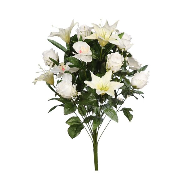 RAMO ROSAS Y LILYS ARTIFICIAL - Imagen 1