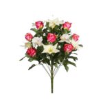 RAMO ROSAS Y LILYS ARTIFICIAL - Imagen 4