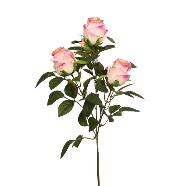 VARA ROSA X 3 ARTIFICIAL 70CM - Imagen 4