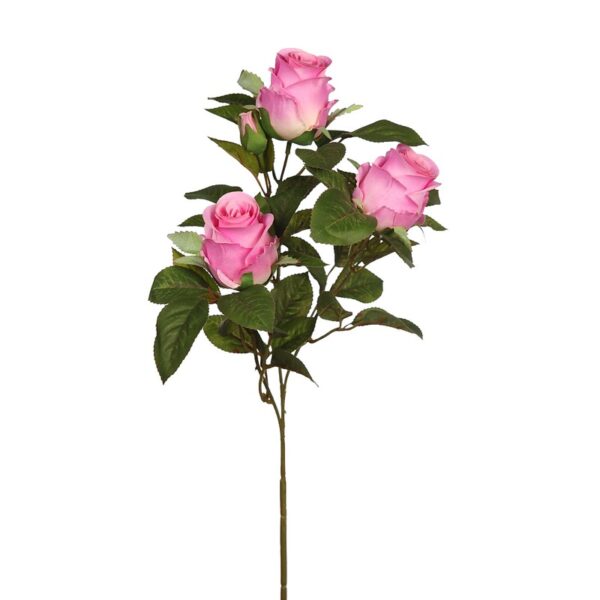 VARA ROSA X 3 ARTIFICIAL 70CM - Imagen 5