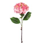 VARA HORTENSIA ARTIFICIAL ALT 80CM Ø FLOR 20CM - Imagen 2