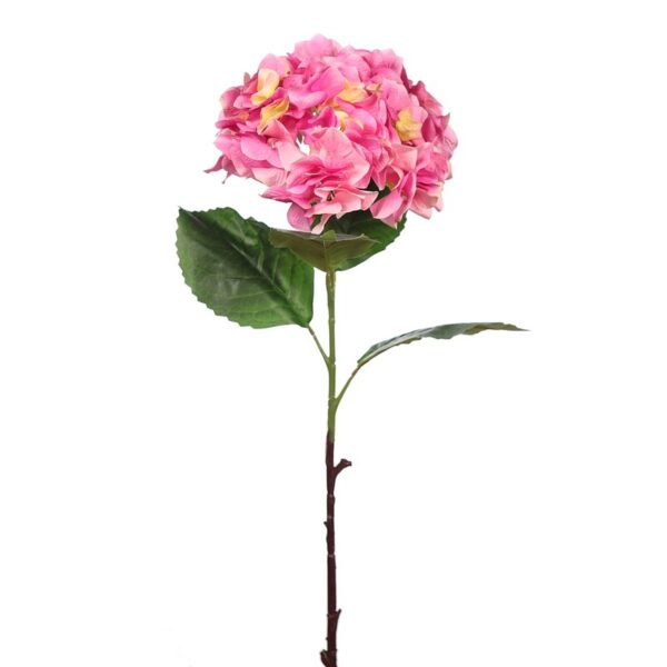 VARA HORTENSIA ARTIFICIAL ALT 80CM Ø FLOR 20CM - Imagen 3