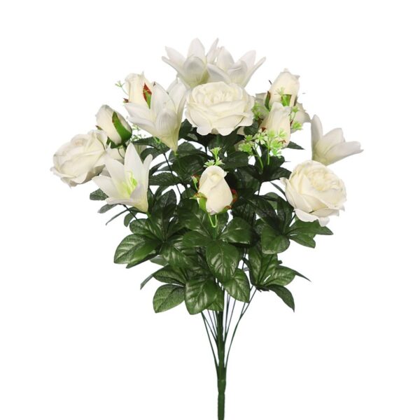 RAMO PEONIAS Y LILYS ARTIFICIAL - Imagen 1