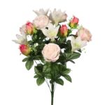 RAMO PEONIAS Y LILYS ARTIFICIAL - Imagen 4