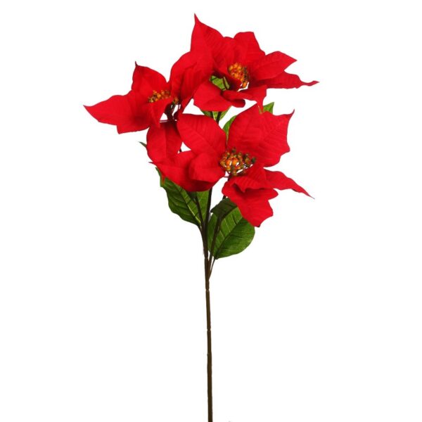 RAMA FLOR DE PASCUA 72CM - Imagen 3