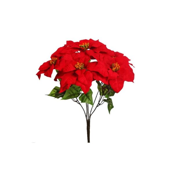 PLANTA FLOR DE PASCUA ARTIFICIAL 50CM - Imagen 1