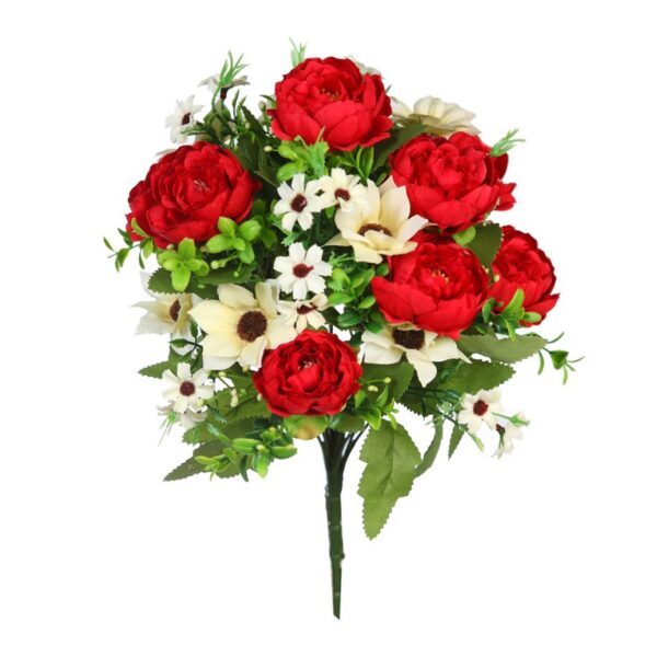 RAMO PEONIA ARTIFICIAL 36 CM - Imagen 2