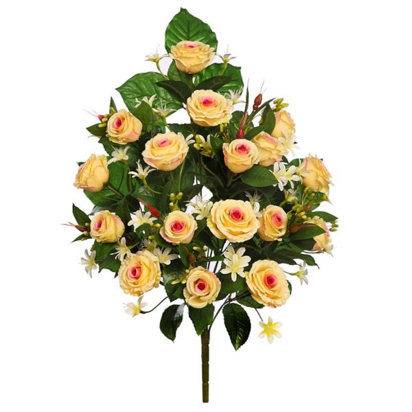 RAMO FRONTAL ROSAS 57 CM - Imagen 1