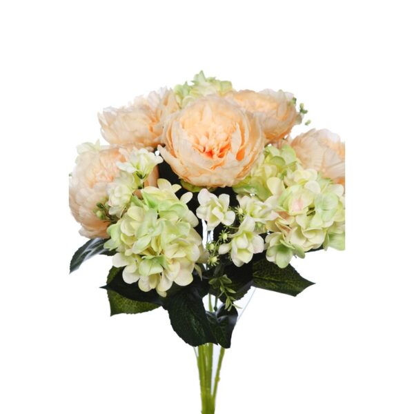 BOUQUET DE PEONIA Y HORTENSIA 60CM - Imagen 4