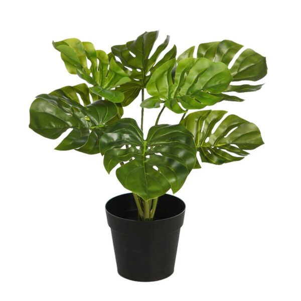 PLANTA MONSTERA ARTIFICIAL EN MACETA 48CM - Imagen 1
