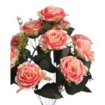 BOUQUET DE ROSAS ARTIFICIALES 50CM - Imagen 3