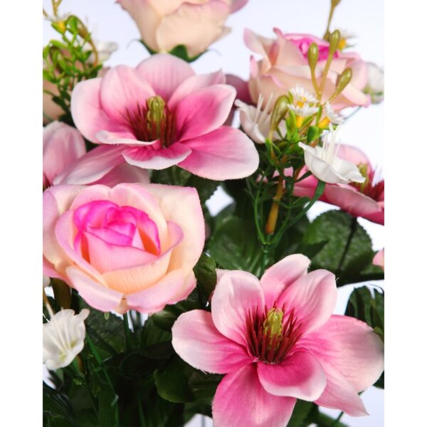 RAMO DE MAGNOLIAS Y ROSAS ARTIFICIAL 60CM - Imagen 8