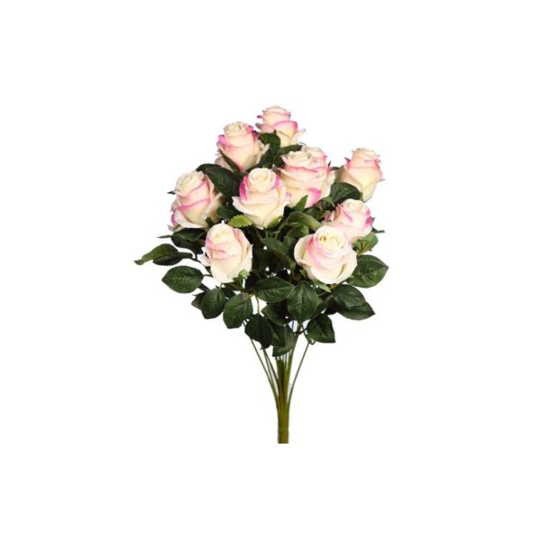 RAMO ROSAS CERRADAS ARTIFICIALES 56CM - Imagen 1