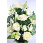 BOUQUET CAPULLOS Y ROSAS 56CM - Imagen 2