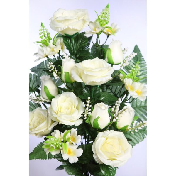 BOUQUET CAPULLOS Y ROSAS 56CM - Imagen 2