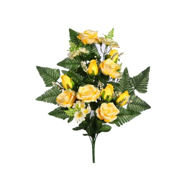 BOUQUET CAPULLOS Y ROSAS 56CM - Imagen 3