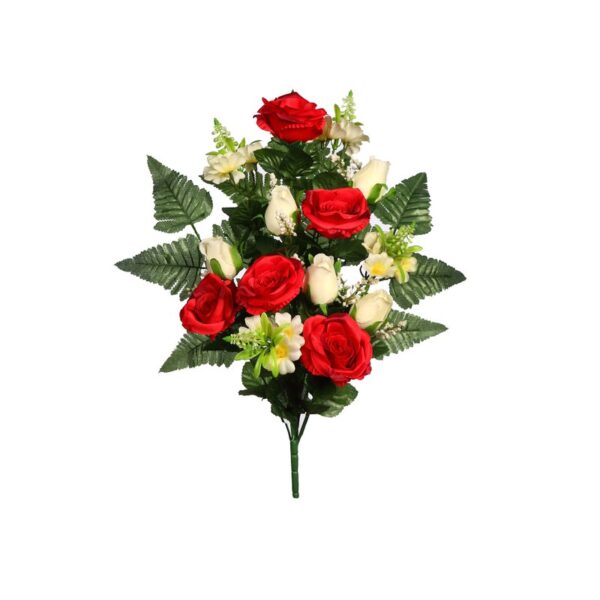 BOUQUET CAPULLOS Y ROSAS 56CM - Imagen 6