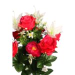 RAMO LILYS Y ROSAS ARTIFICIAL 57CM - Imagen 2