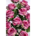 BOUQUET ROSAS ARTIFICIALES 58CM - Imagen 6