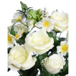 BOUQUET ROSAS LILYS Y CAPULLOS 57CM - Imagen 2