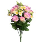 BOUQUET ROSAS LILYS Y CAPULLOS 57CM - Imagen 7