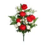 RAMO PEONIAS DE UNA CARA 60CM - Imagen 3