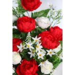 RAMO PEONIAS DE UNA CARA 60CM - Imagen 4