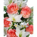 BOUQUET ROSAS Y LILYS ARTIFICIAL 62CM - Imagen 6