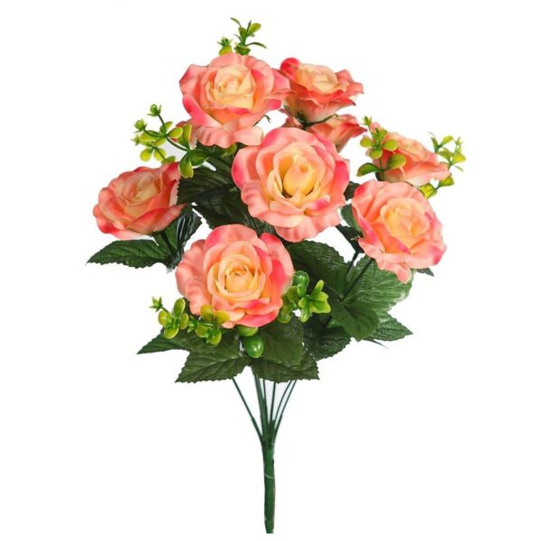 RAMO ROSAS ARTIFICIAL 42CM - Imagen 7