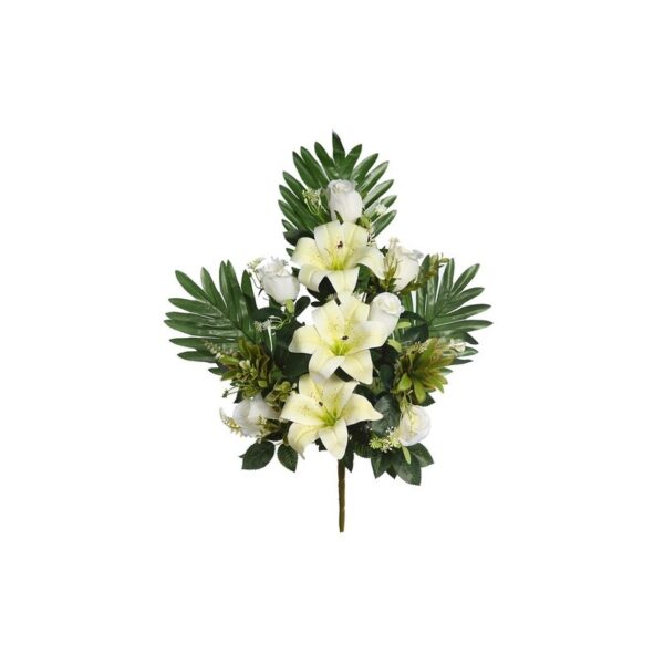 AD0817_0 RAMO LILYS Y ROSAS ARTIFICIAL 62CM - Imagen 1