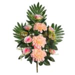 RAMO MUM Y ROSAS ARTIFICIAL 62CM - Imagen 3