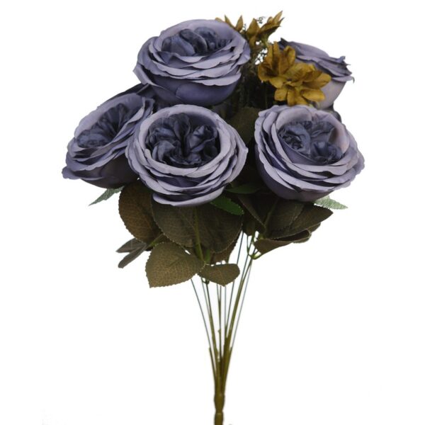 BOUQUET DE ROSA ARTIFICIAL 46CM - Imagen 5