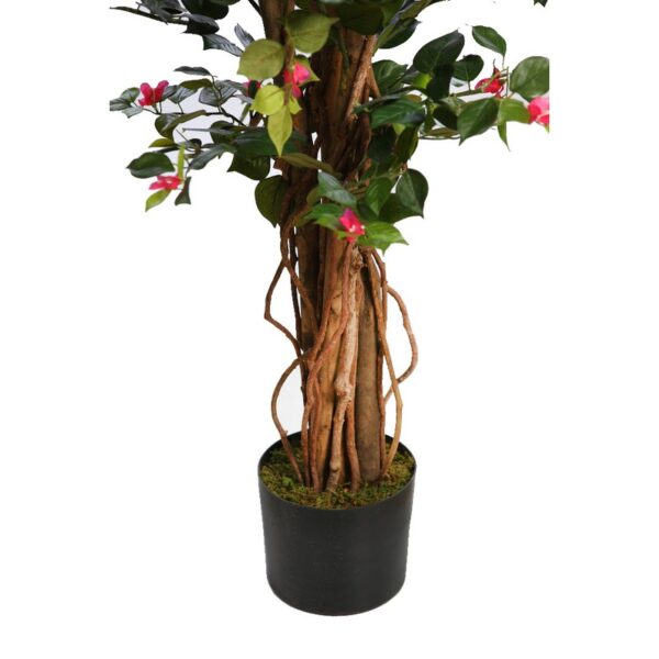 ARBOL DE BUGANVILLA CON MACETA ARTIFICIAL 130CM - Imagen 4