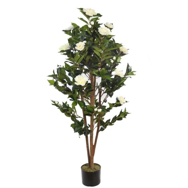 CAMELIA CON FLOR ARTIFICIAL EN MACETA 150CM - Imagen 1