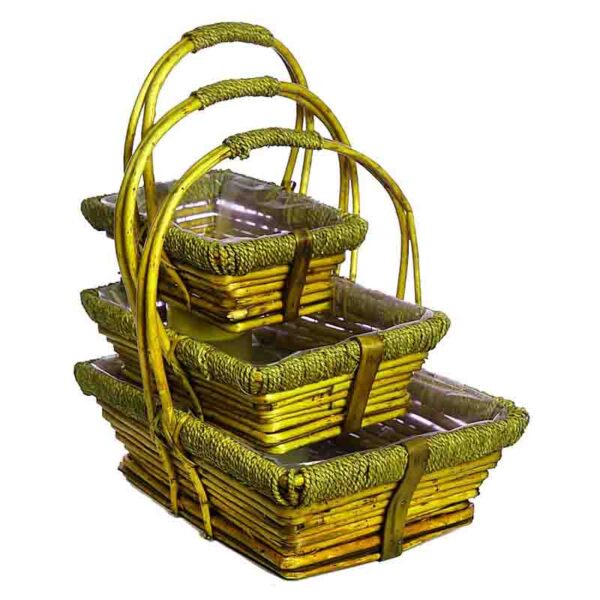 CESTA MIMBRE SET X3 40CM - Imagen 4